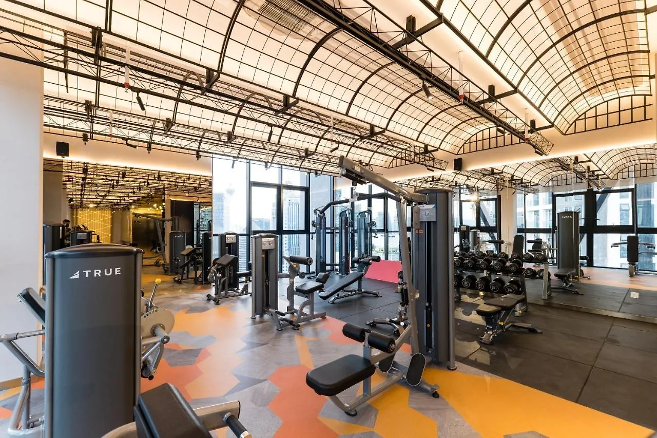 公寓 Scarletz Klcc Studio Suites 4 Pax Luxury Modern Style Wifi 100Mbps 吉隆坡 马来西亚