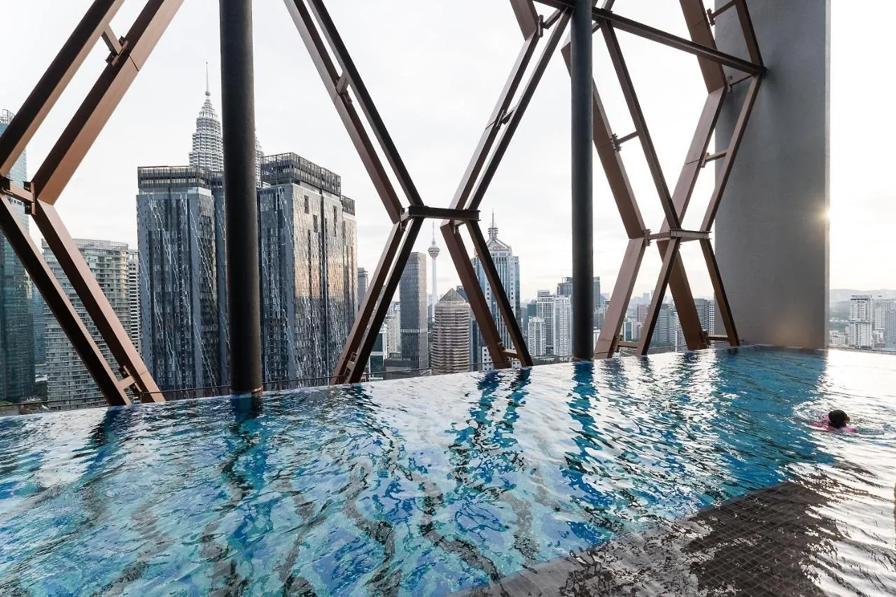 Scarletz Klcc Studio Suites 4 Pax Luxury Modern Style Wifi 100Mbps 吉隆坡 0*,